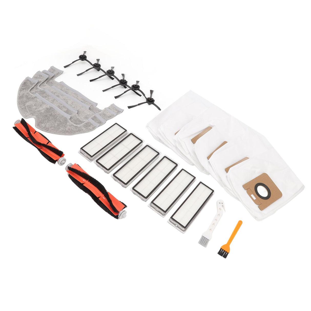 Sweeper Accessories Main Brush Dust Bag Filter Rag Side Brush Sweeper Replacement Parts for Dreame Z10 Pro
