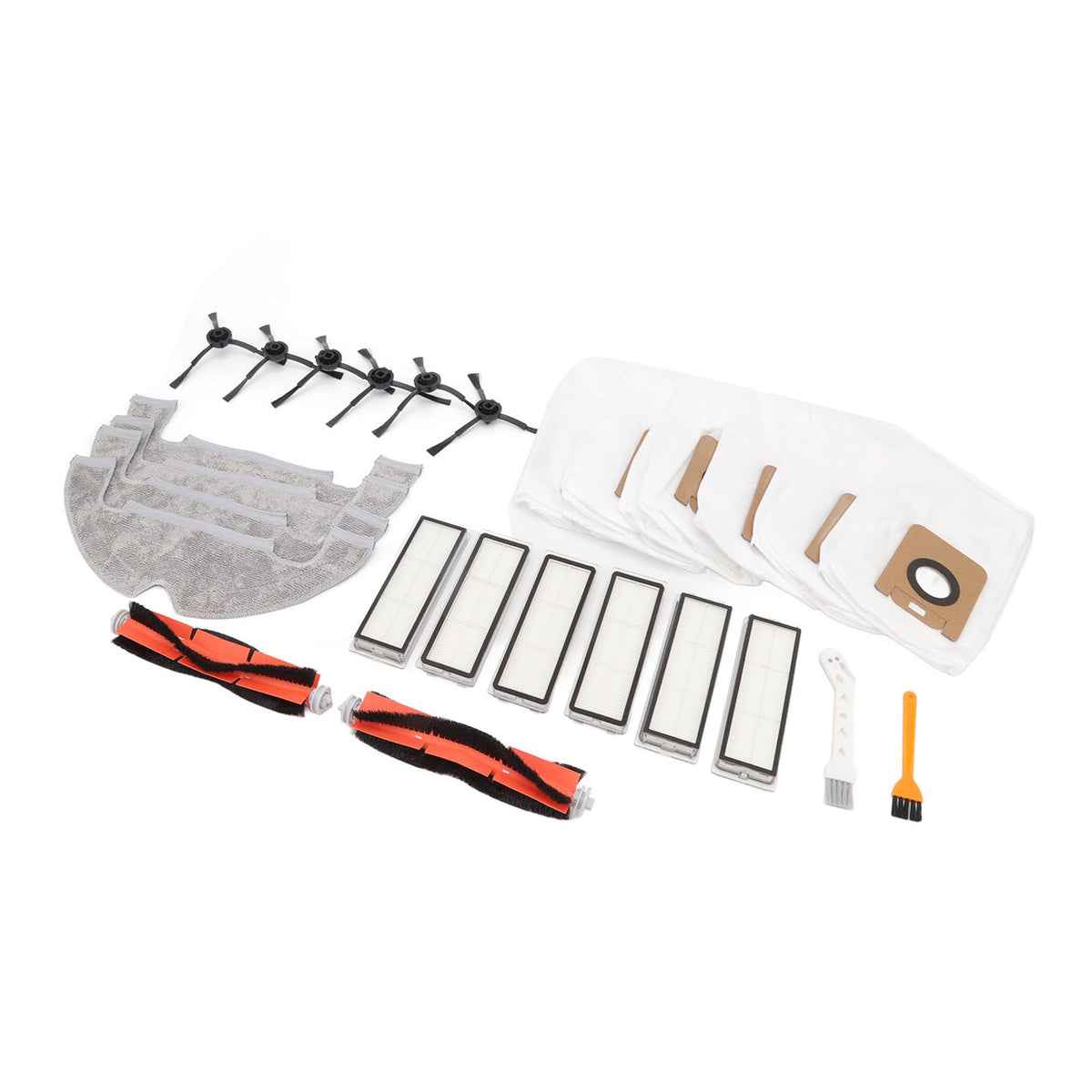 Sweeper Accessories Main Brush Dust Bag Filter Rag Side Brush Sweeper Replacement Parts for Dreame Z10 Pro