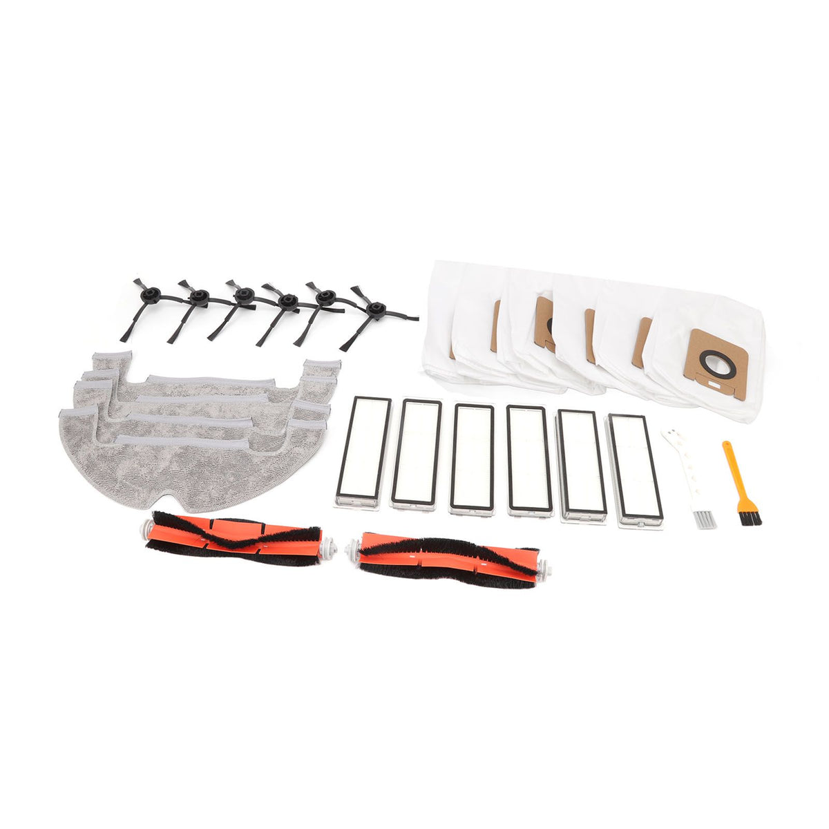 Sweeper Accessories Main Brush Dust Bag Filter Rag Side Brush Sweeper Replacement Parts for Dreame Z10 Pro