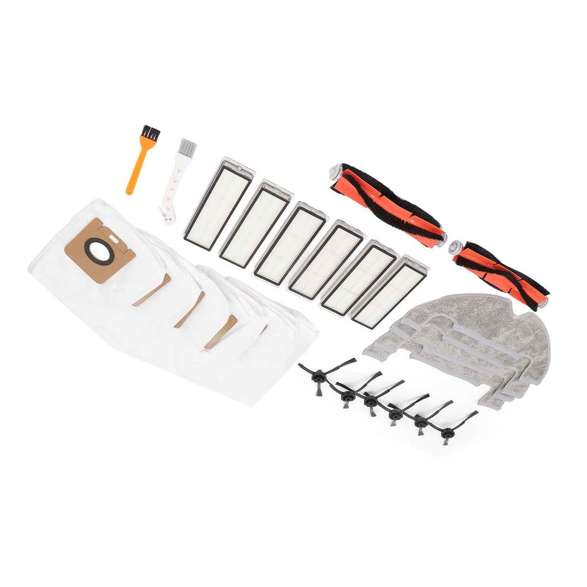 Sweeper Accessories Main Brush Dust Bag Filter Rag Side Brush Sweeper Replacement Parts for Dreame Z10 Pro