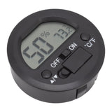 Temperature Humidity Meter Portable Round Embedded Electronic Digital Display Temperature Humidity Gauge - Extra Image