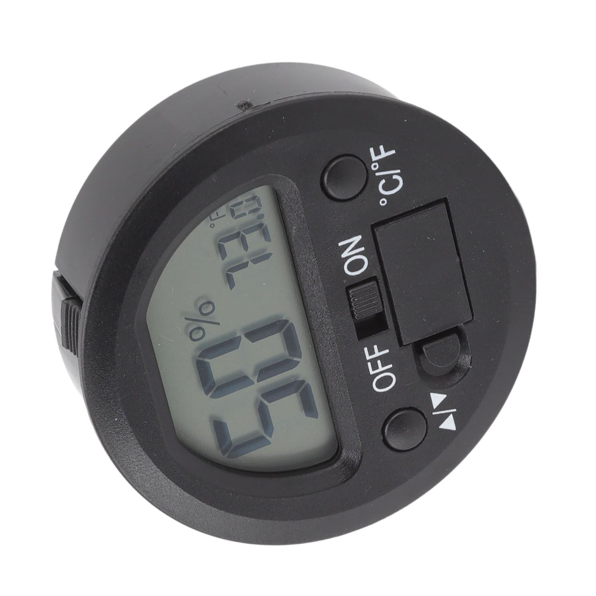 Temperature Humidity Meter Portable Round Embedded Electronic Digital Display Temperature Humidity Gauge