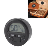 Temperature Humidity Meter Portable Round Embedded Electronic Digital Display Temperature Humidity Gauge
