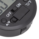 Temperature Humidity Meter Portable Round Embedded Electronic Digital Display Temperature Humidity Gauge - Extra Image