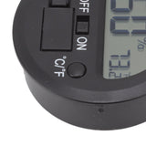 Temperature Humidity Meter Portable Round Embedded Electronic Digital Display Temperature Humidity Gauge - Extra Image