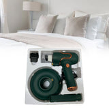 Vacuum Mite Cleaner Portable Cordless Lightweight Handheld Vacuum Dust Mite Cleaner for Home Mattress Car Green