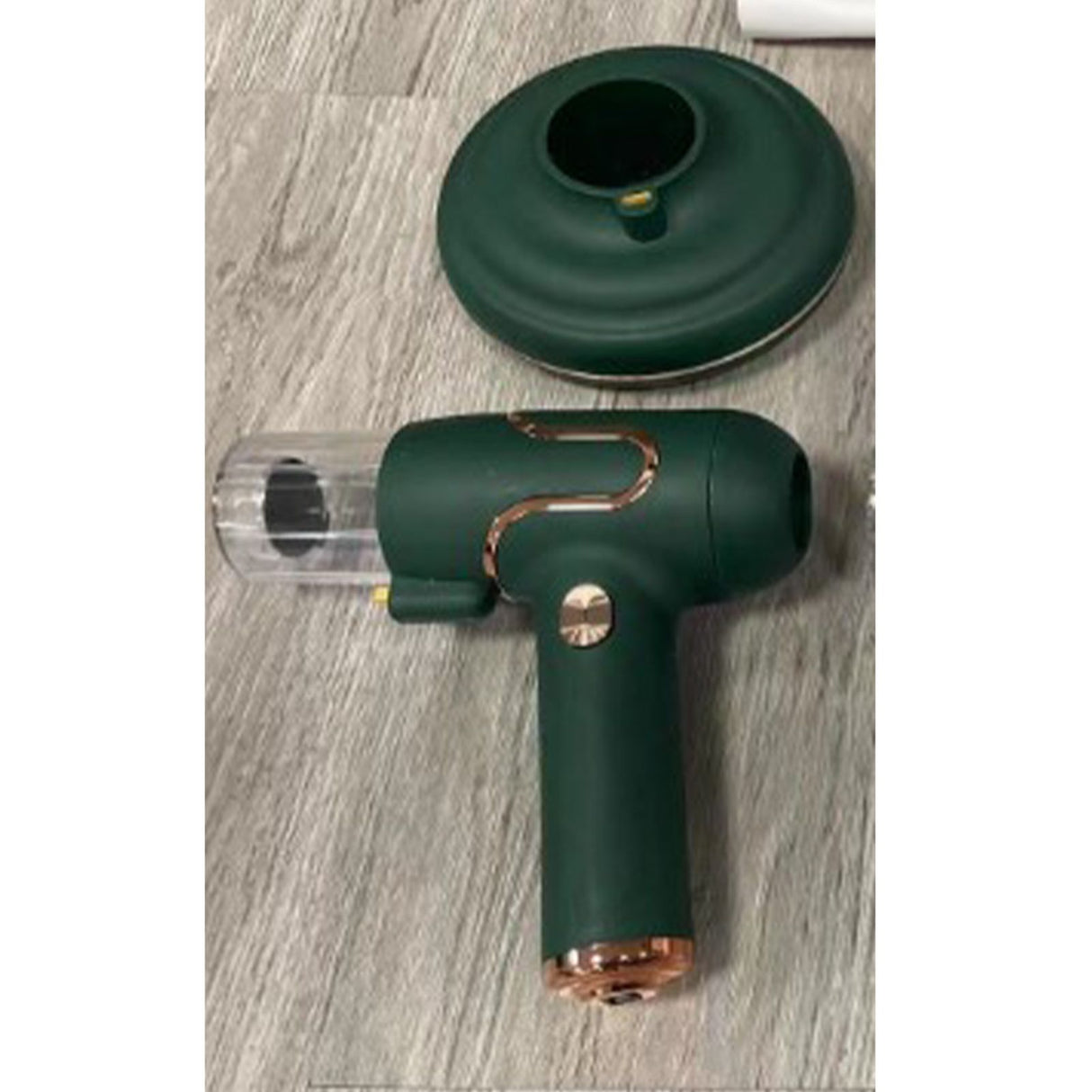 Vacuum Mite Cleaner Portable Cordless Lightweight Handheld Vacuum Dust Mite Cleaner for Home Mattress Car Green