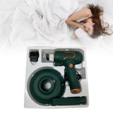 Vacuum Mite Cleaner Portable Cordless Lightweight Handheld Vacuum Dust Mite Cleaner for Home Mattress Car Green