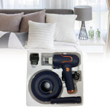 Vacuum Mite Cleaner Portable Cordless Lightweight Handheld Vacuum Dust Mite Cleaner for Home Mattress Car Dark Blue - Rear View