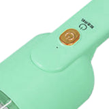 Bed Mite Remover Double Beat Handheld UV Mattress Vacuum Cleaner with Filter for Home Bedroom Green