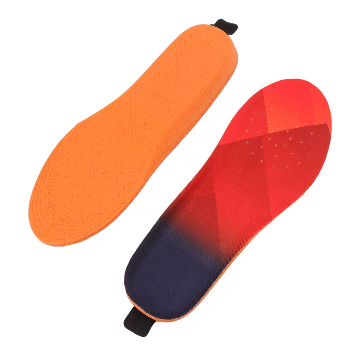 Electric Heated Insoles Graphene USB Rechargeable Foot Warmers with Remote Control for Winter Outdoor Activities Size 39‑42