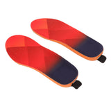 Electric Heated Insoles Graphene USB Rechargeable Foot Warmers with Remote Control for Winter Outdoor Activities Size 39‑42