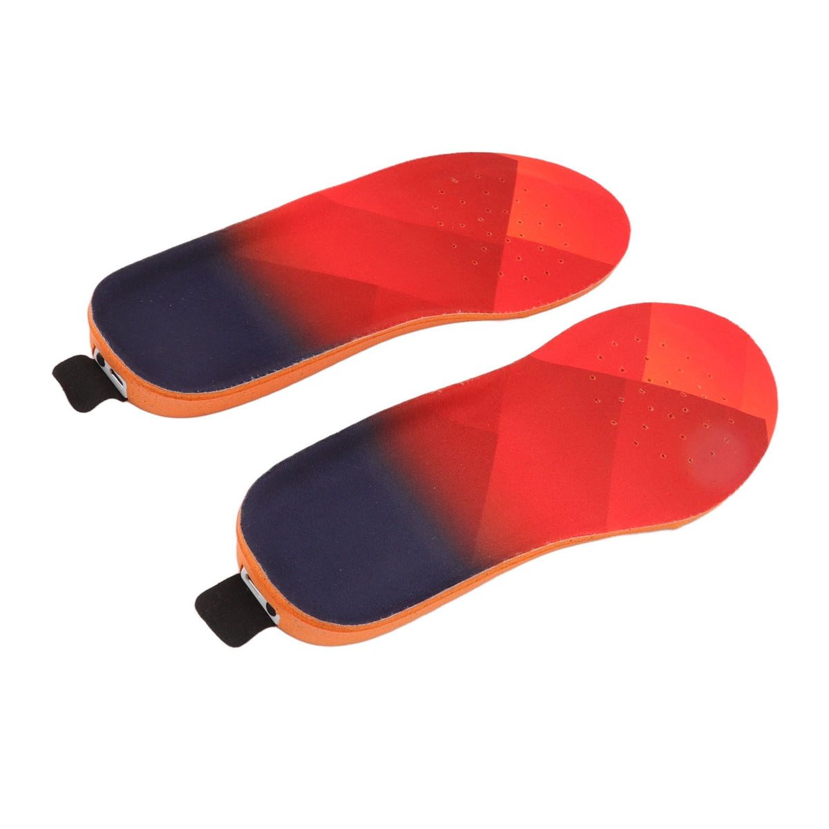 Electric Heated Insoles Graphene USB Rechargeable Foot Warmers with Remote Control for Winter Outdoor Activities Size 39‑42