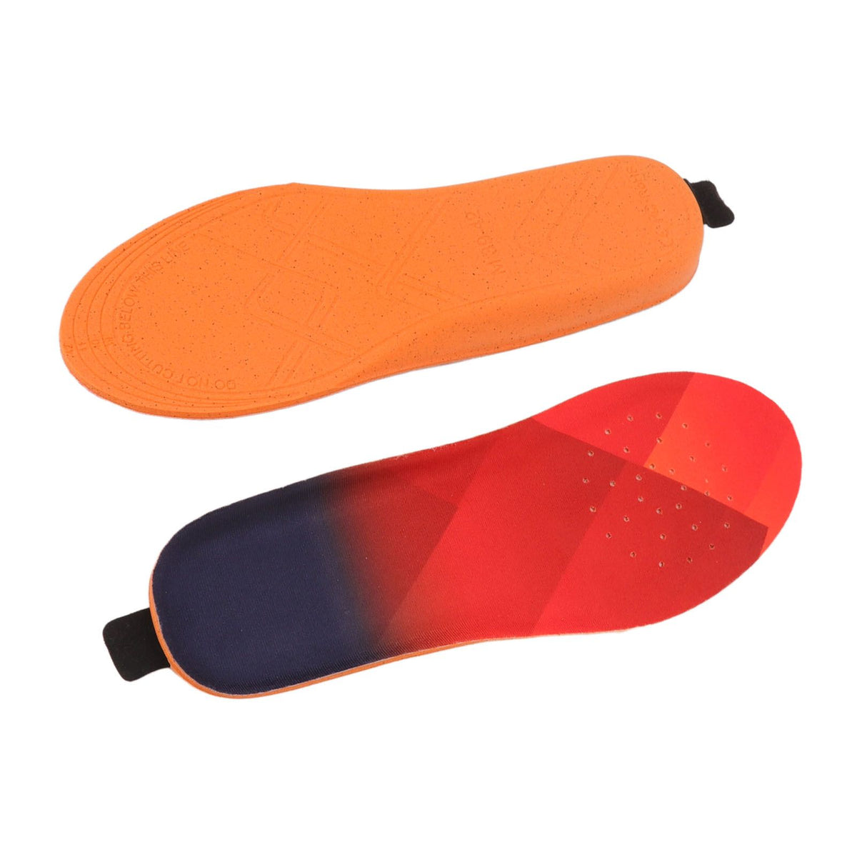 Electric Heated Insoles Graphene USB Rechargeable Foot Warmers with Remote Control for Winter Outdoor Activities Size 39‑42
