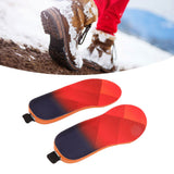 Electric Heated Insoles Graphene USB Rechargeable Foot Warmers with Remote Control for Winter Outdoor Activities Size 39‑42