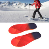 Electric Heated Insoles Graphene USB Rechargeable Foot Warmers with Remote Control for Winter Outdoor Activities Size 39‑42