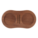 Coffee Tamper Holder Stand Wooden Coffee Powder Tamping Station Base 51mm 53mm 58mm Universal