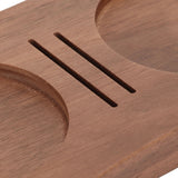 Coffee Tamper Holder Stand Wooden Coffee Powder Tamping Station Base 51mm 53mm 58mm Universal