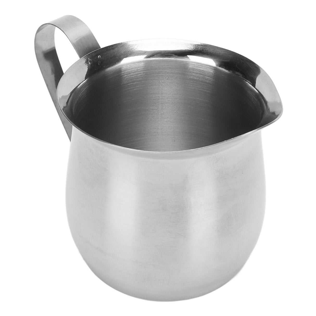 Milk Frothing Pitcher Stainless Steel Ergonomic Milk Frothing Cup Jug Steaming Pitcher for Coffee 8oz