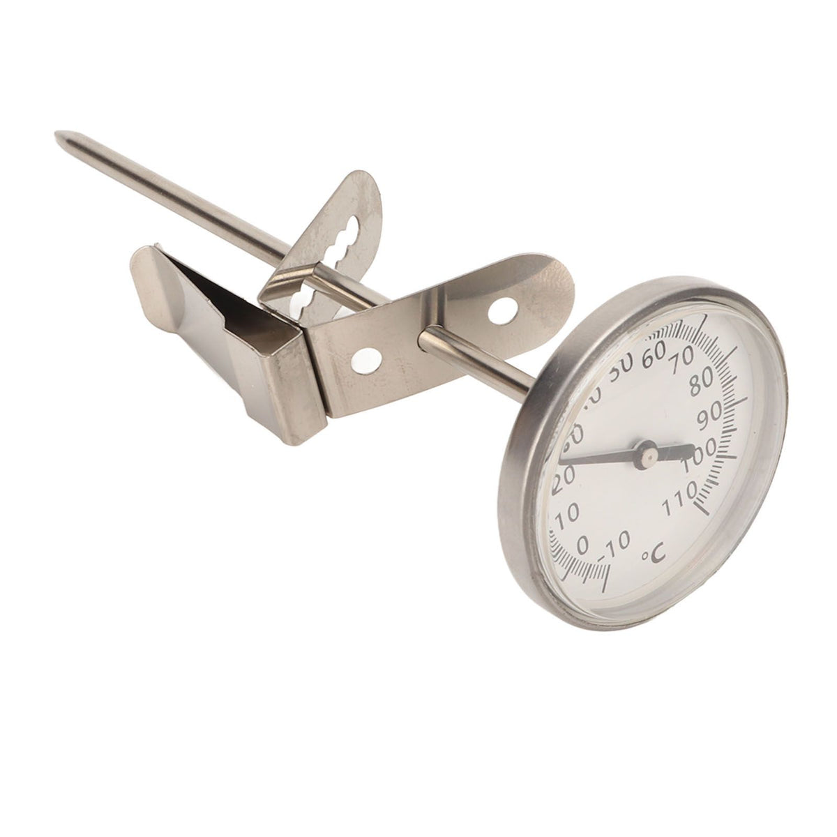 Probe Oven Thermometer Large Dial Design Stainless Steel Probe Food Thermometer with Detachable Clamp