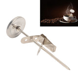 Probe Oven Thermometer Large Dial Design Stainless Steel Probe Food Thermometer with Detachable Clamp