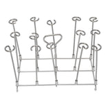 Fryer Skewer Stand Uniform Cooking Rust Resistance Stainless Steel Vertical Skewer Stand for Chicken Meat