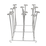 Fryer Skewer Stand Uniform Cooking Rust Resistance Stainless Steel Vertical Skewer Stand for Chicken Meat