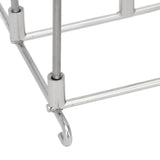 Fryer Skewer Stand Uniform Cooking Rust Resistance Stainless Steel Vertical Skewer Stand for Chicken Meat
