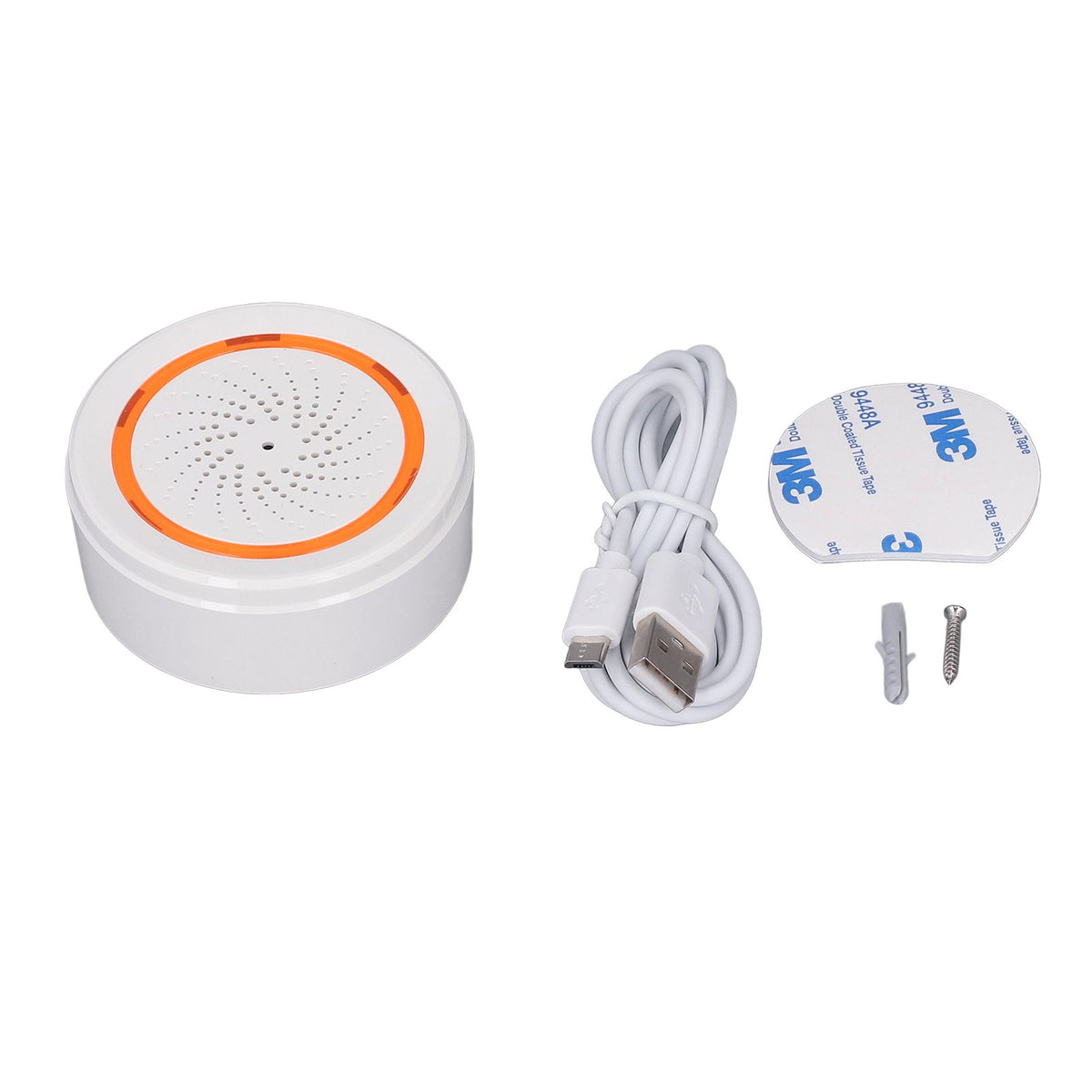 Audible Alarm Smart Siren Alarm 90db for Zigbee3.0 Communication Protocol 5V 1A for Tuya Wireless Alarm for Security