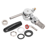 Beer Keg Tap Stainless Steel Spheroidal Flow Rate Control Beer Tap Faucet for Bar Home