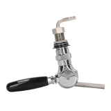 Beer Keg Tap Stainless Steel Spheroidal Flow Rate Control Beer Tap Faucet for Bar Home - Close-Up Angle