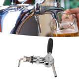 Beer Keg Tap Stainless Steel Spheroidal Flow Rate Control Beer Tap Faucet for Bar Home - Extra Image