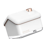 Snow House Mini Humidifier USB Nano Atomization Humidifier with Night Light for Living Room Bedroom Plug In White - Side View