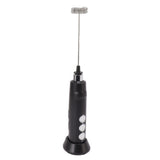 Electric Tumbler Stirrer Rechargeable Handheld Mini Foam Maker for Coffee Egg Hot Chocolate Black