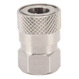 CO2 Refill Connector 304 Stainless Steel Gas Filling Adapter 1/8NPT Female Thread Coupling