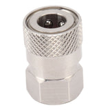 CO2 Refill Connector 304 Stainless Steel Gas Filling Adapter 1/8NPT Female Thread Coupling