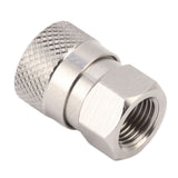 CO2 Refill Connector 304 Stainless Steel Gas Filling Adapter 1/8NPT Female Thread Coupling