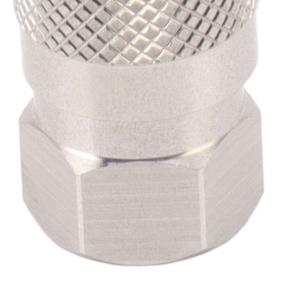 CO2 Refill Connector 304 Stainless Steel Gas Filling Adapter 1/8NPT Female Thread Coupling