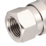 CO2 Refill Connector 304 Stainless Steel Gas Filling Adapter 1/8NPT Female Thread Coupling