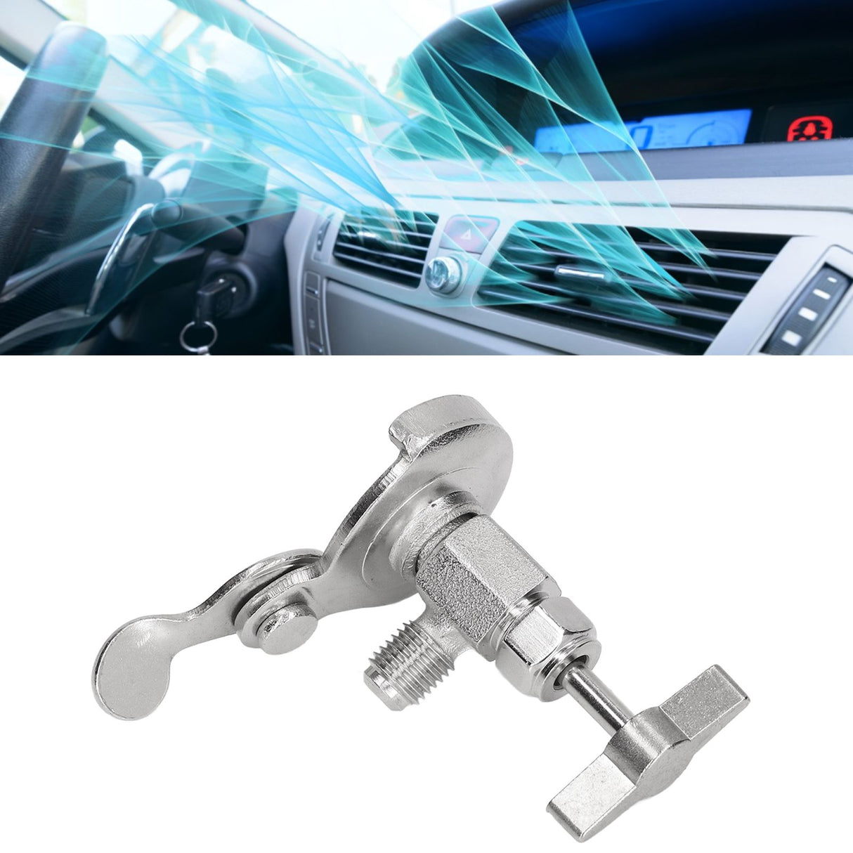 R134A Can Tap Dispensing Valve Bottle Opener Universal Refrigerant Dispenser Valve Tool for R12 R22 R134A Air Conditioning