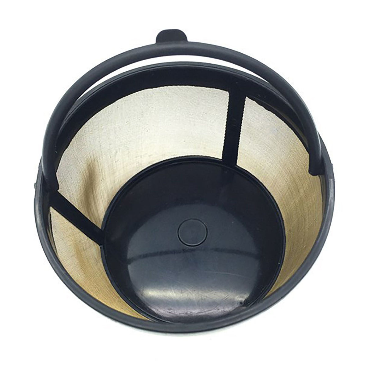 Coffee Filter Stainless Steel Coffee Machine Reusable Cone Coffee Filter Strainer Gold for Home