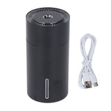 Car Fragrance Humidifier USB 3 Gears Adjustable Automatic Induction Portable Aromatherapy Humidifier with Colorful Light Black