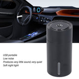 Car Fragrance Humidifier USB 3 Gears Adjustable Automatic Induction Portable Aromatherapy Humidifier with Colorful Light Black - Extra Image