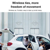 Car Vacuum Cleaner Low Noise USB Charging Mini Handheld Cordless Vacuum Cleaner White - Extra Image