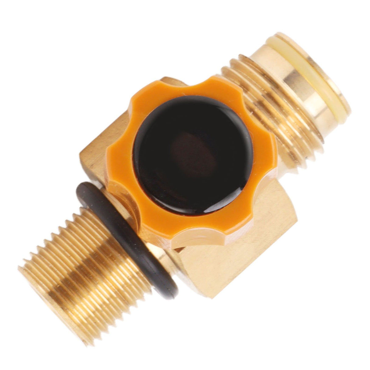 G1/2 14 CO2 Cylinder Refill Adapter High Pressure M18x1.5 Refill CO2 Valve Adapter Thread Converter 5000psi Maximum Pressure Gold