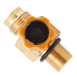 G1/2 14 CO2 Cylinder Refill Adapter High Pressure M18x1.5 Refill CO2 Valve Adapter Thread Converter 5000psi Maximum Pressure Gold - Extra Image