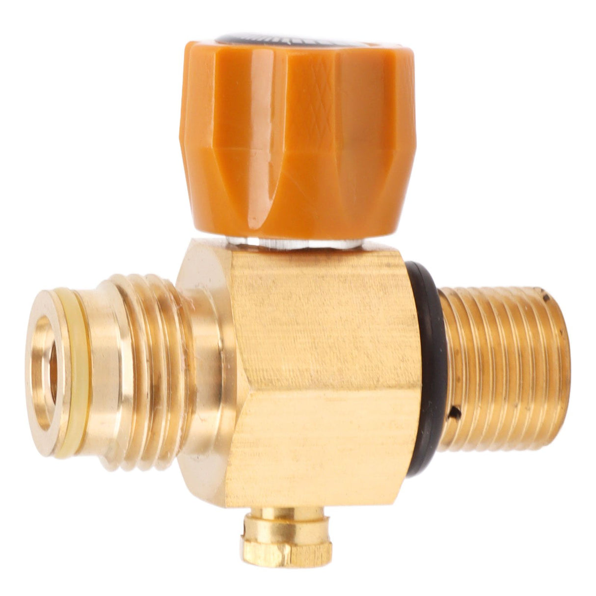 G1/2 14 CO2 Cylinder Refill Adapter High Pressure M18x1.5 Refill CO2 Valve Adapter Thread Converter 5000psi Maximum Pressure Gold