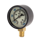 6000psi Dual Scale Pressure Gauge 1/8 Npt Connection Pressure Gauge Suitable For CO2 Aerated Bottle