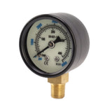 6000psi Dual Scale Pressure Gauge 1/8 Npt Connection Pressure Gauge Suitable For CO2 Aerated Bottle - Side View
