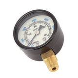 6000psi Dual Scale Pressure Gauge 1/8 Npt Connection Pressure Gauge Suitable For CO2 Aerated Bottle